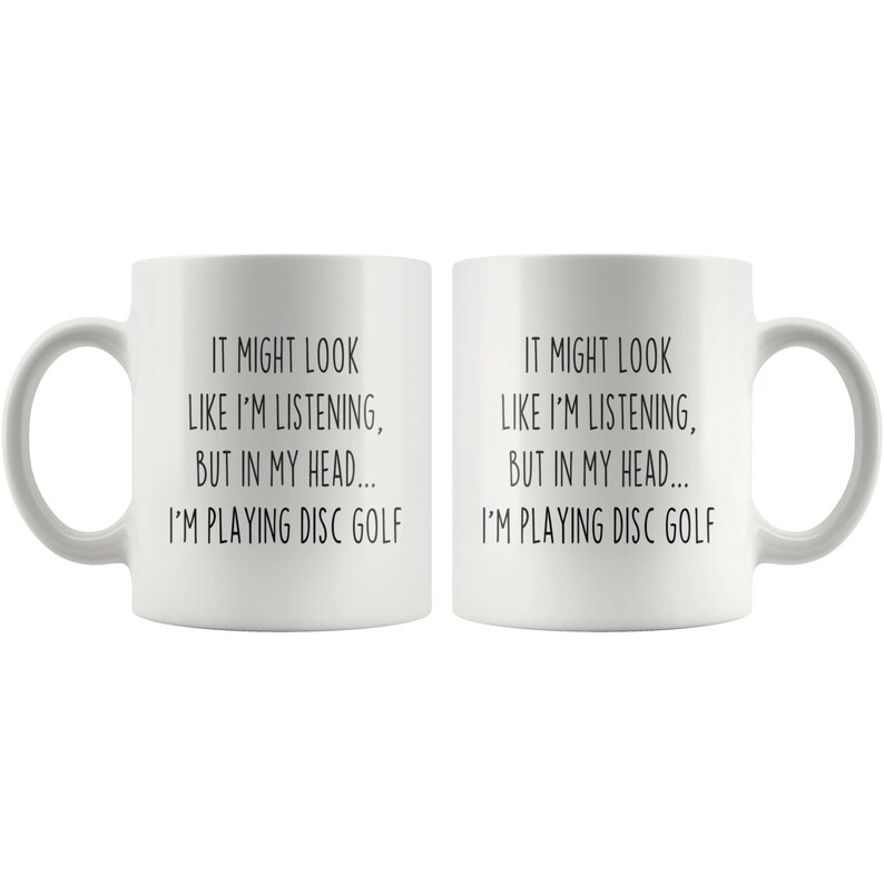 Disc Golf Gift Disc Golf Mug Funny Disc Golf Coffee Mug Etsy