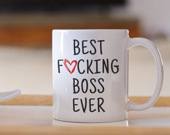 Boss Gift, Boss Mug, Best Boss Ever, Funny Boss Gift, Boss Birthday, Boss Christmas, Gift for Boss, Boss Coffee Mug, Women Men Boss Present