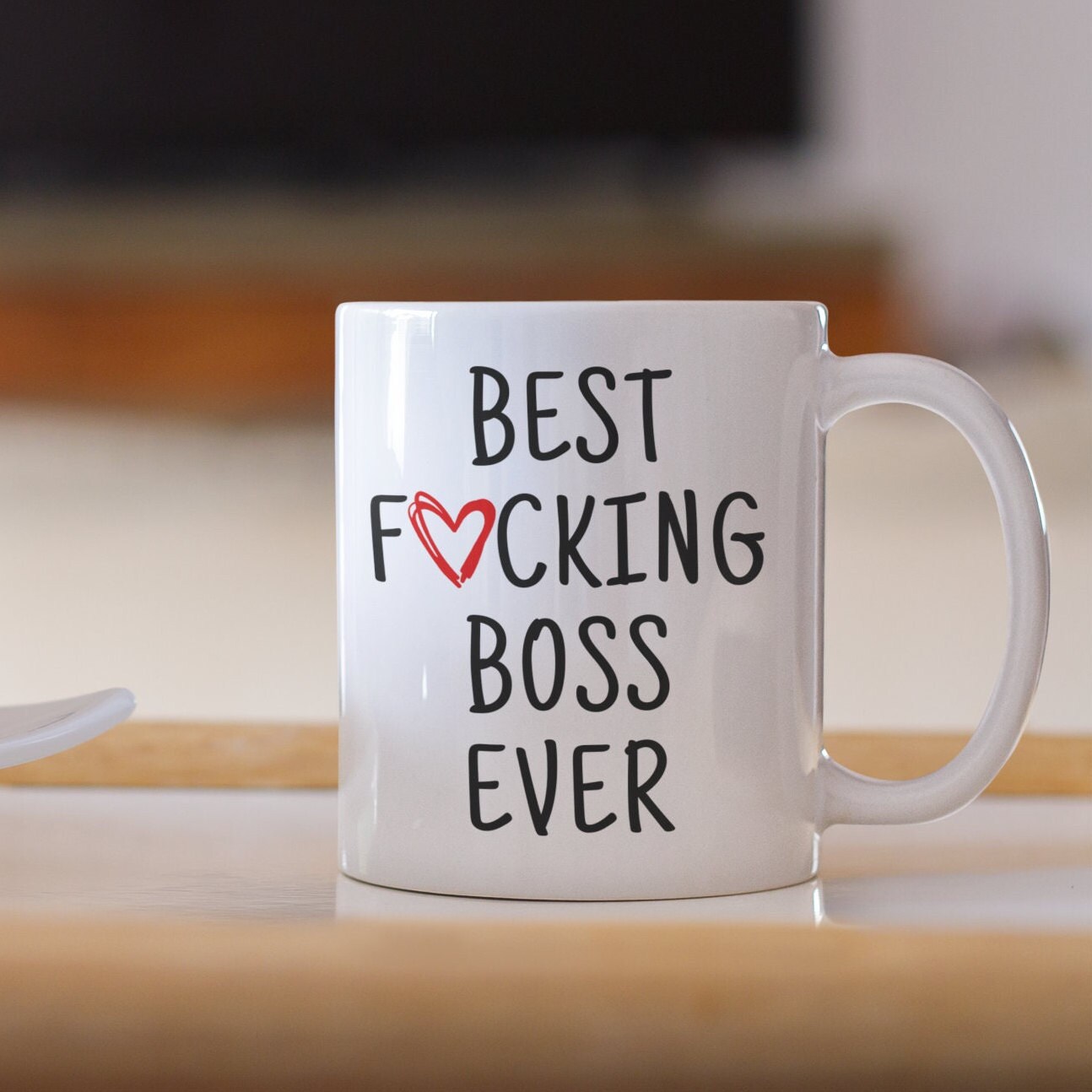 Cabtnca Boss Coffee Mugs - 16Oz, Bosses Day Gifts For Male Women, My Favorite Employee Gave Me This Mug, Boss Day Christmas Birthday Gifts, White