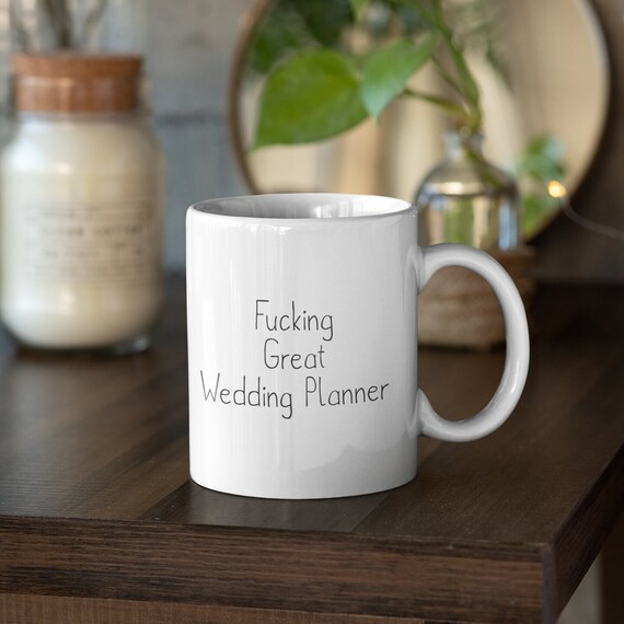 Wedding Planner Mug: High Gloss Ceramic, Double-Sided Print