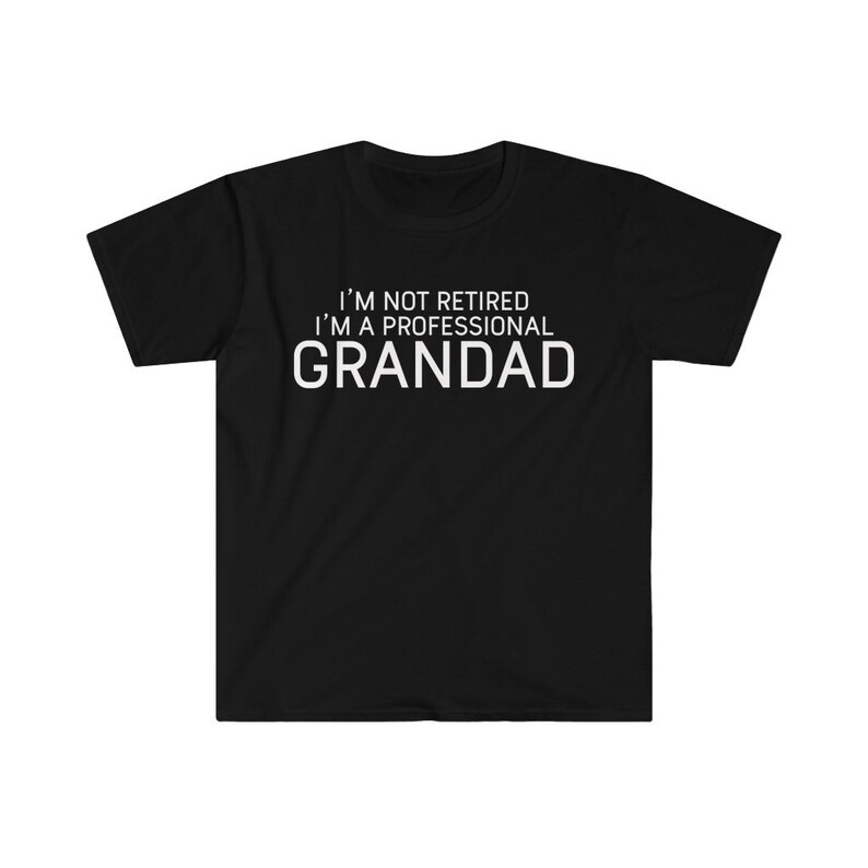 Funny Grandad T-Shirt: Professional Grandad Gift Black