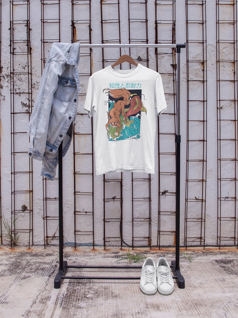 Japanese Vintage Shirt Vintage Style Japan Shirt Manga Etsy