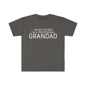 Funny Grandad T-Shirt: Professional Grandad Gift Charcoal