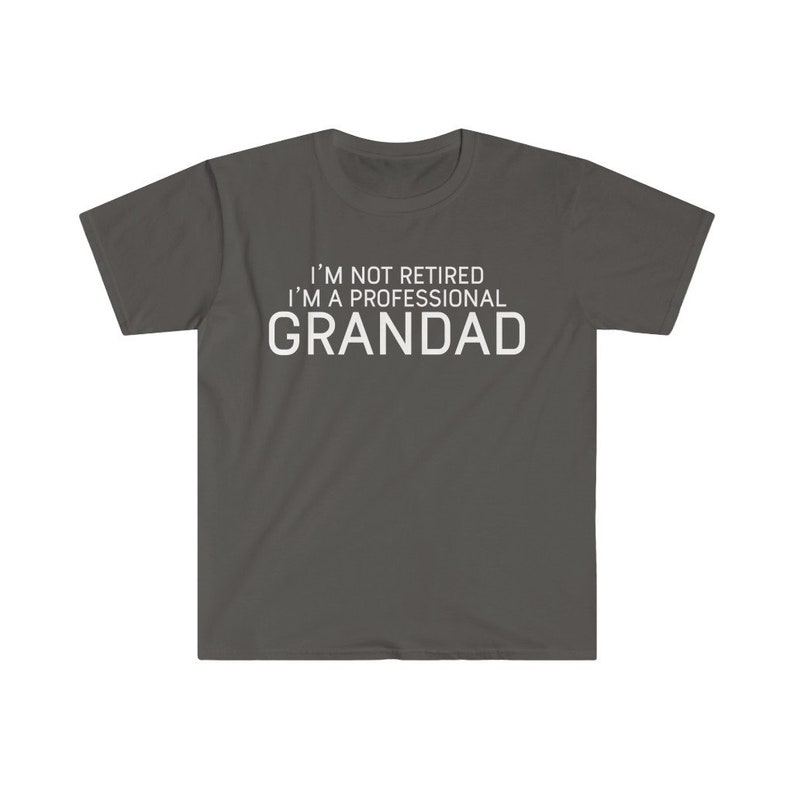 Funny Grandad T-Shirt: Professional Grandad Gift Charcoal