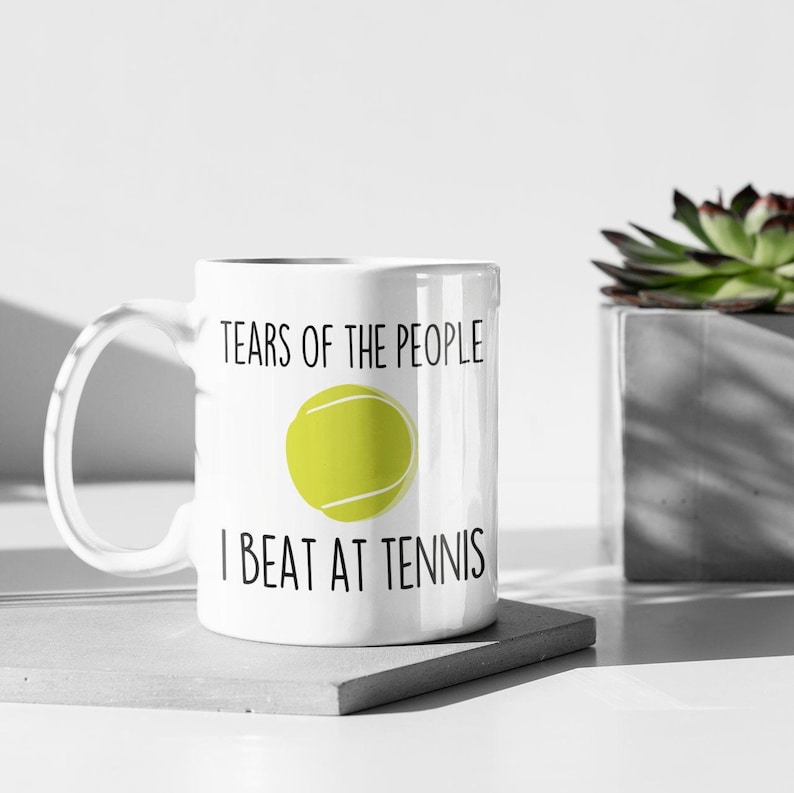 Tennis Gifts Tennis Mug Tennis Gifts for Women Tennis Gifts for Men Tennis Coach Gift Tennis Gift Ideas Tennis Coffee Mug Tennis Captain image 1