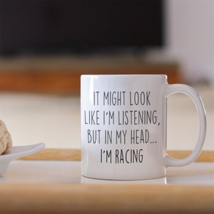 Racing gift, racing grandpa, gift for him, gifts for men, gifts for her, car racing gift, racing mug cup, racing coffee mug, gift for racers