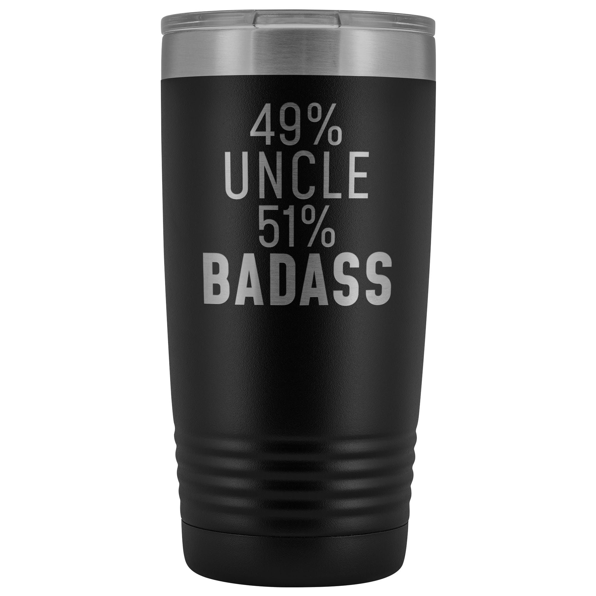 Portachiavi Per Zio Con Dedica - Regalo Di Compleanno, Natale Da Nipote A Zio - In Acciaio Inox Con Sacchetto Di Velluto