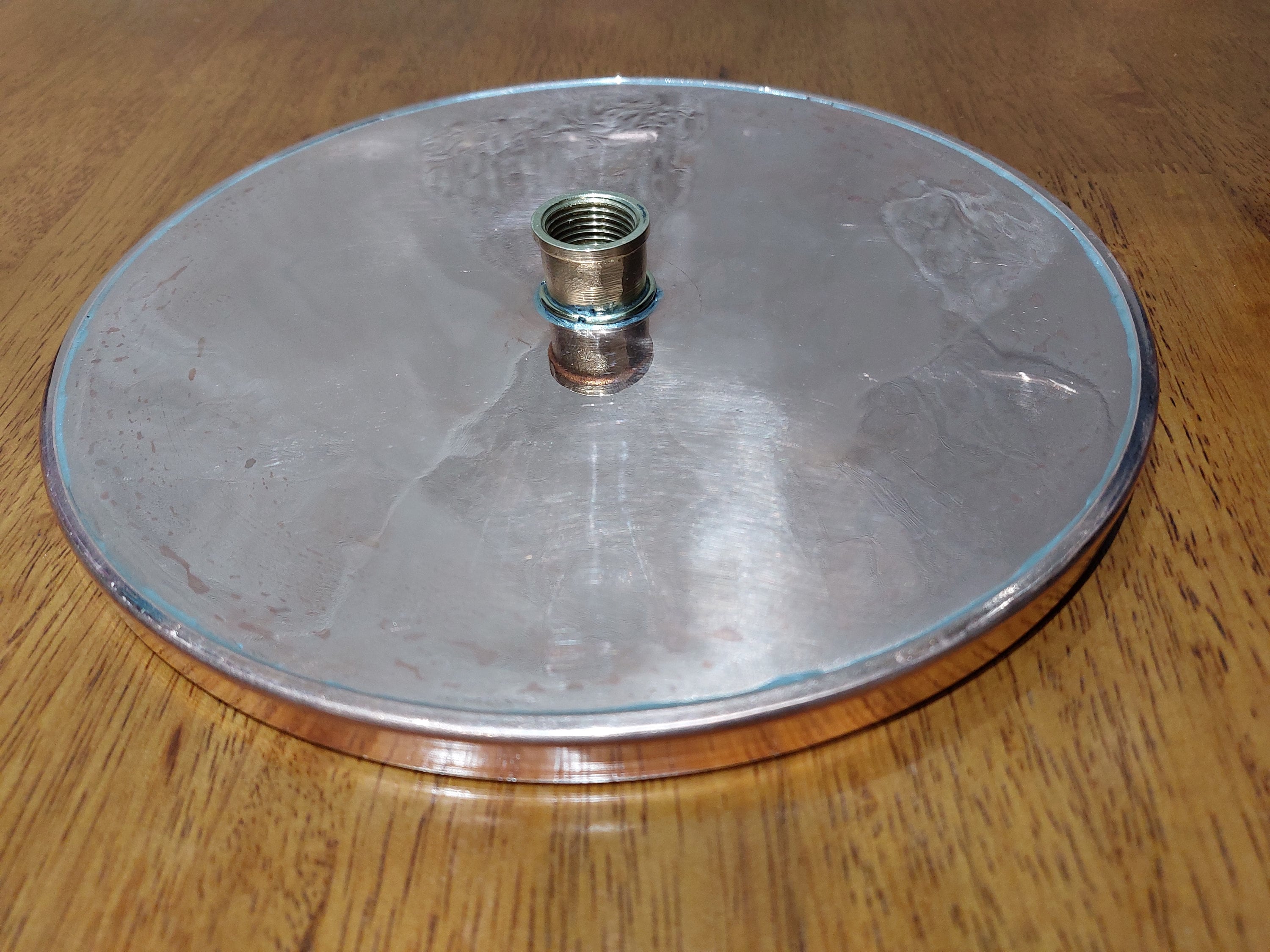 Unlacquered Solid Copper Rain Shower Head Vintage Handcrafted Etsy