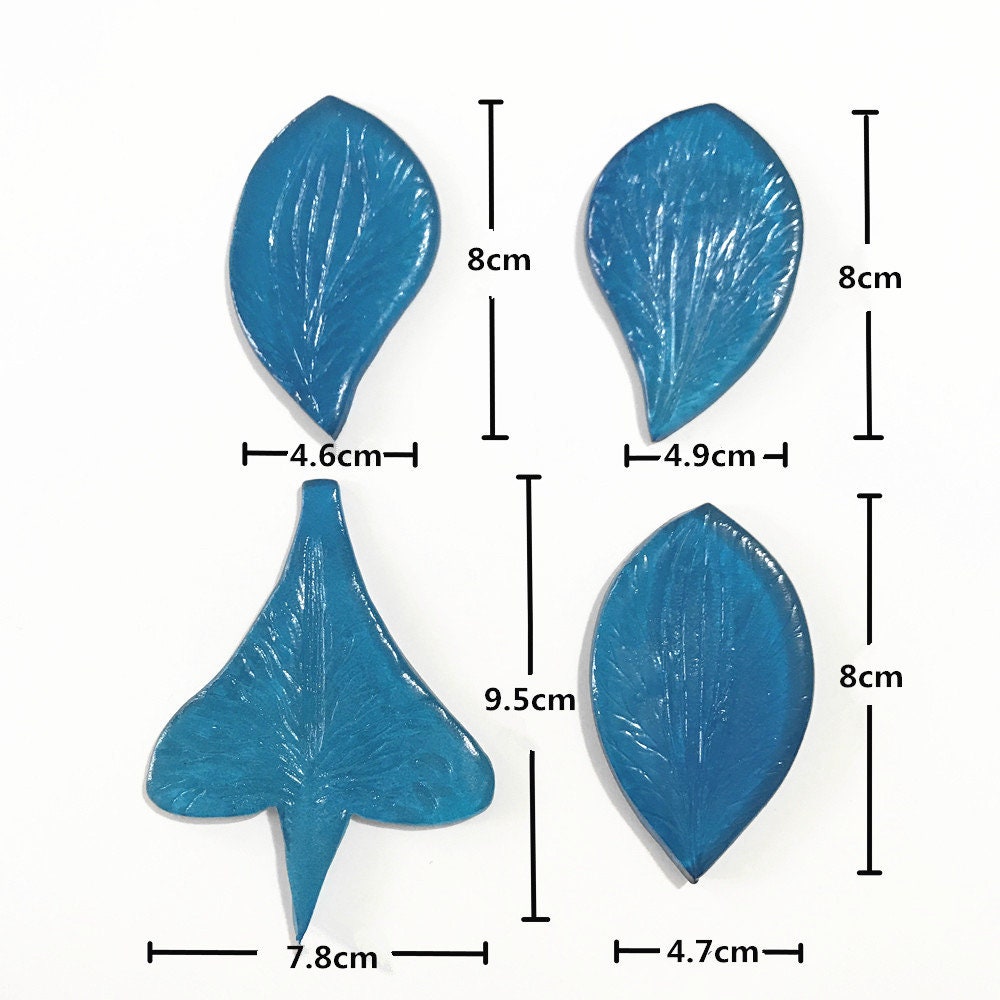 Clay Flower Vein Stamp Phalaenopsis Petals Resin Mold Etsy UK