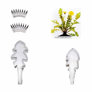 Dandelion Petal and Leaf Full Set Cutters fondant sugar flower cutters baking cake decorations Polymer Clay Cold Porcelain gumpaste tools
