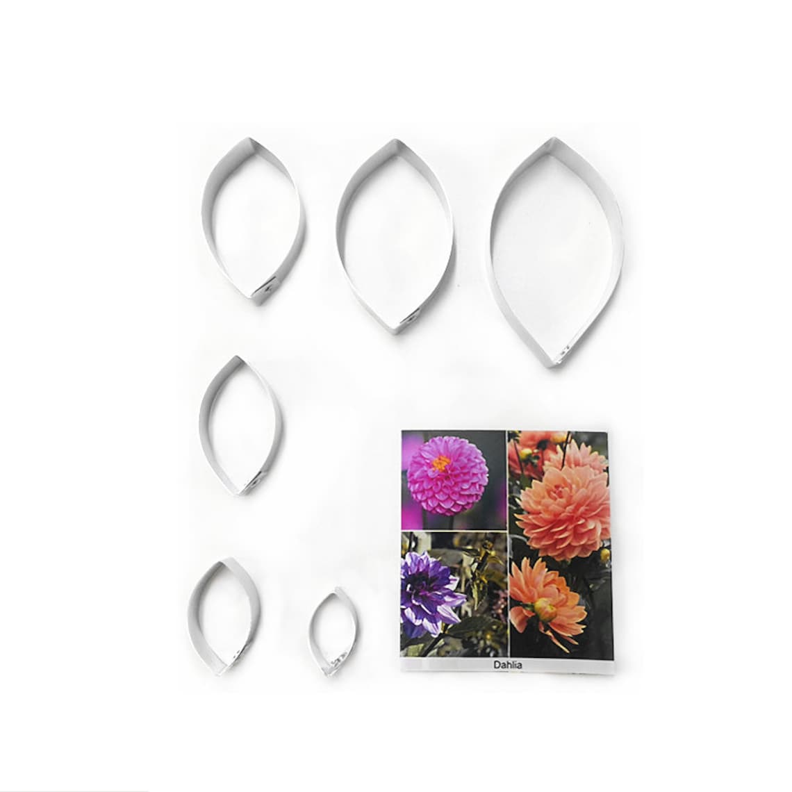 Dahlia Full Set Cutters fondant sugar flower cutters baking Etsy