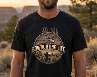 Mule Deer Hunting Shirt, Muley Buck Tee, Bow Hunter Gift, Bowhunting Life