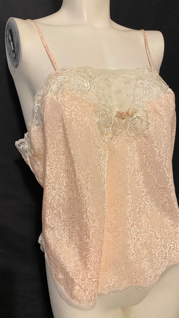 Vintage Christian Dior Baby pink lace camisole sz