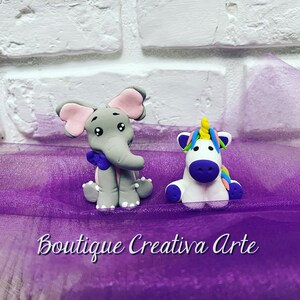 Personaggi 3d fommy modellabile per bomboniere - Minions - Unicorno - elefante