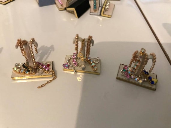 DOLLS HOUSE SHOP MINIATURE JEWELLERY DISPLAY PACK 3