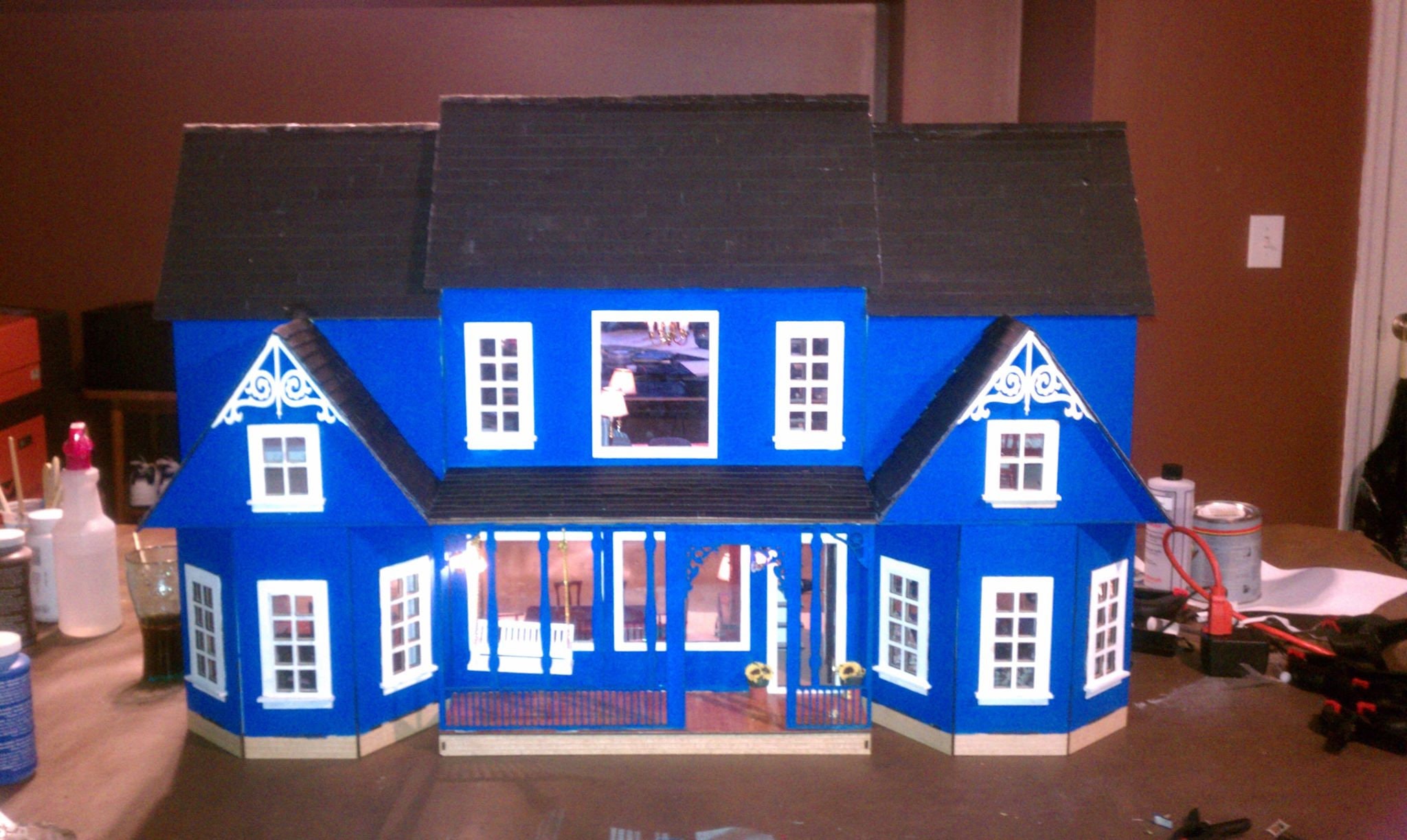 Victorian House Kit Dolls House Miniatures Dolls House Etsy