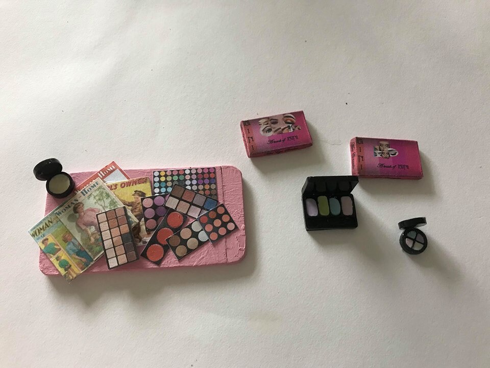 Make up Set 2 Dolls House Miniature 12th ScaleMiniature Etsy