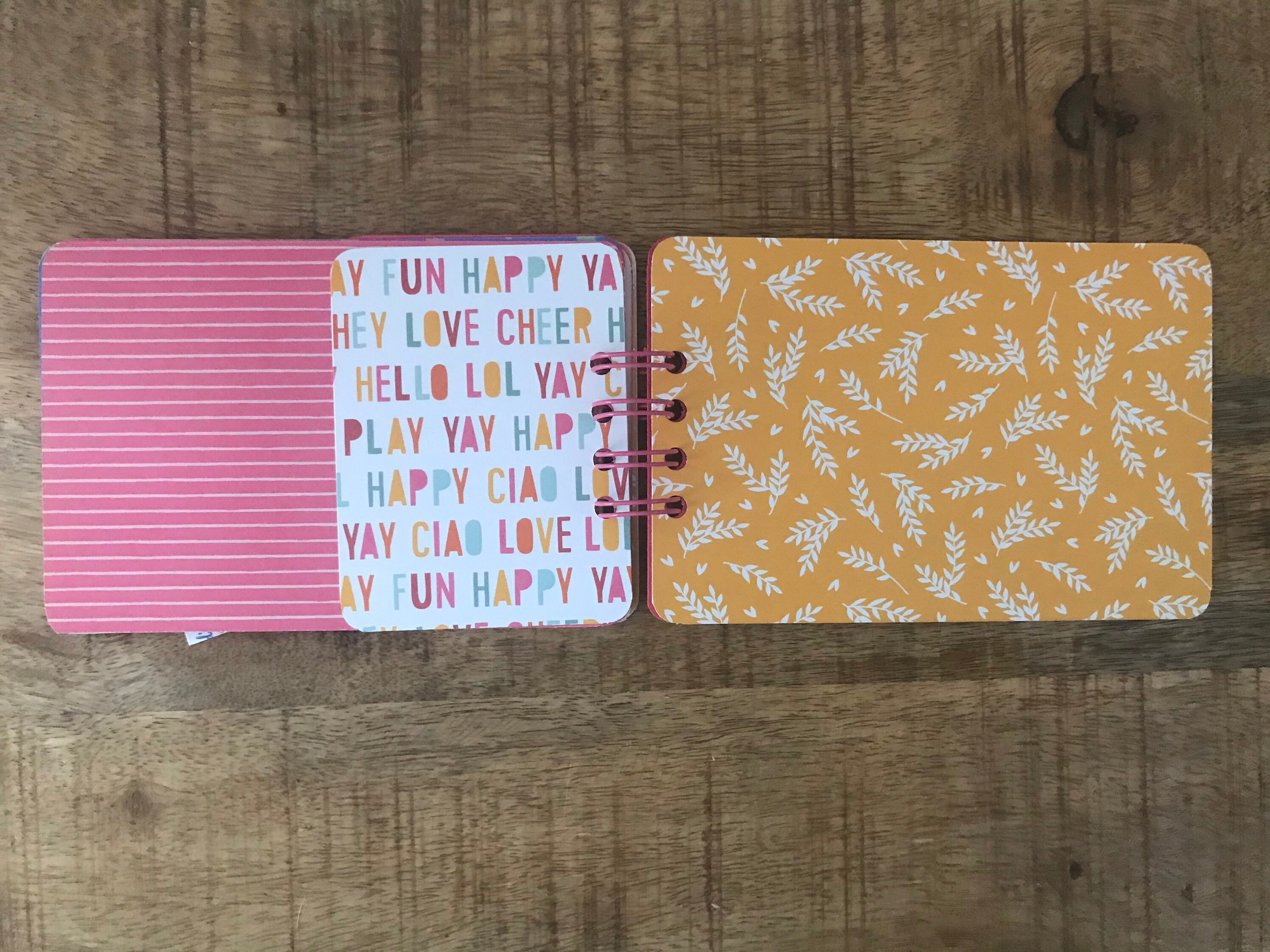 Mini Scrapbook 4x6 Mini Album, Flip Book, Premade Album, Scrapbook, Fun