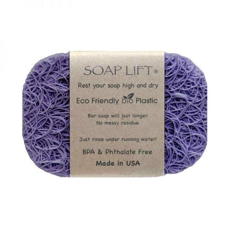 BPA Free Soap Lift Soap Dish Holder Tray Bathroom Many Colors! Aira Soap Saver
