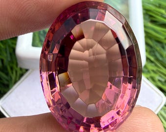 Color Changing Oval Zultanite Gemstone, 44.65Ct Cut Stone, Loose Zultanite Stone, Making For Pendant