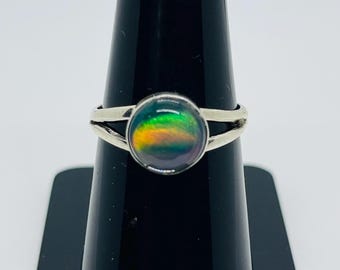 High Quality Aurora Opal Ring- Welo Fire Opal Ring- Opal Doublet Jewelry- 925 Sterling Silver Ring- Anniversary Gift- Gift For Her