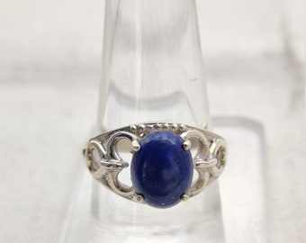Lapis Lazuli Rings| Blue Ring| Sterling Silver Rings| Dainty Ring| Birthday Gift| Anniversary Gift| Gift For Her|