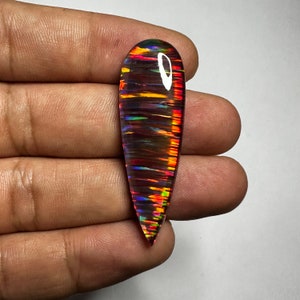 Amazing Quality Aurora Opal Cabochon Calibrated Big Size Aurora Opal Gemstone Aurora Opal Doublet Making For Jewelry