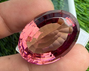 AAA Color Changing Zultanite Gemstone, Faceted Oval 56.55Ct Stone, Making For Jewelry