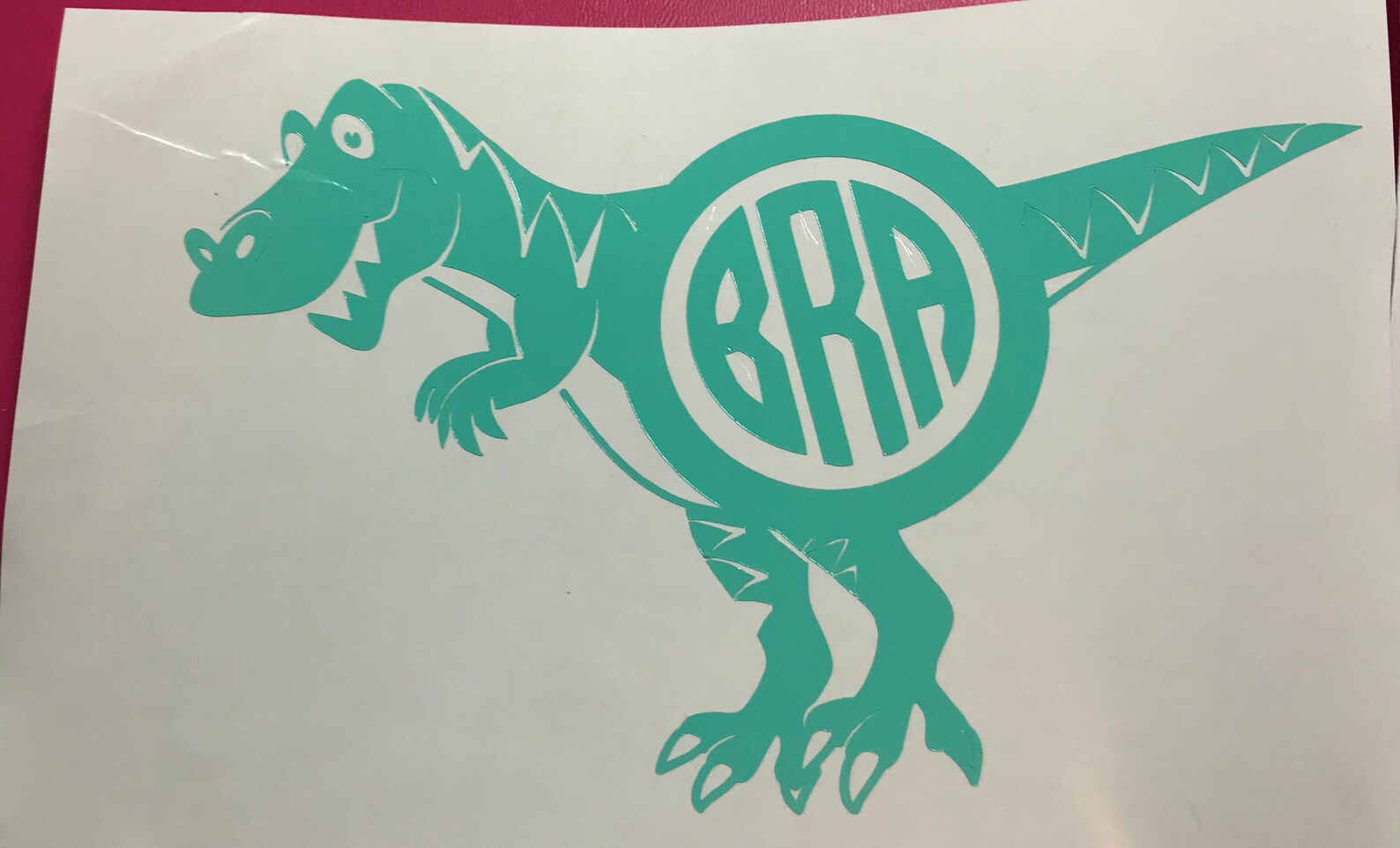 Dinosaur Vinyl Decal Etsy