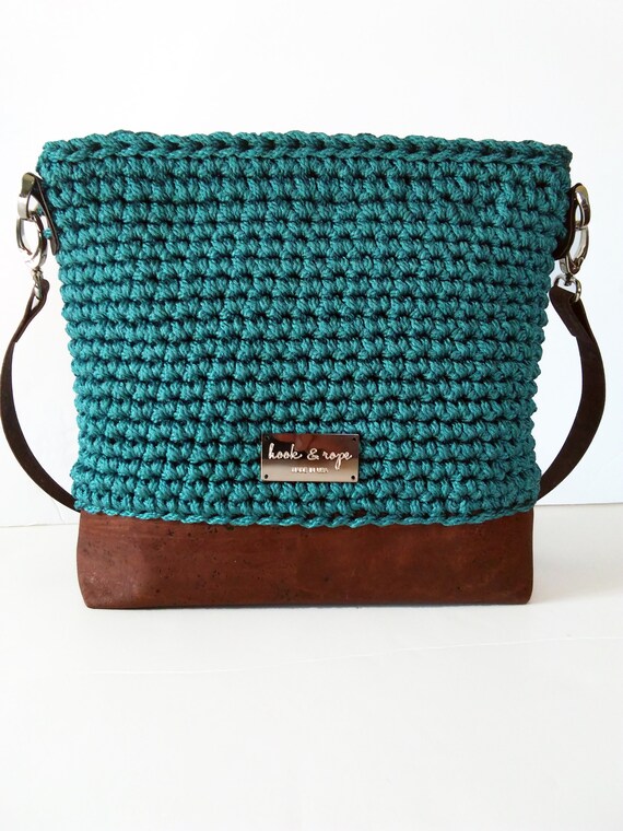 Chelsea Crossbody TEAL Blue Crochet Crossbody Bag Blue Etsy Norway