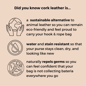 Cork leather wristlet Fuchsia cork clutch Hot pink zip pouch Cash card zip wallet with wrist strap pink eco-friendly vegan purse image 6