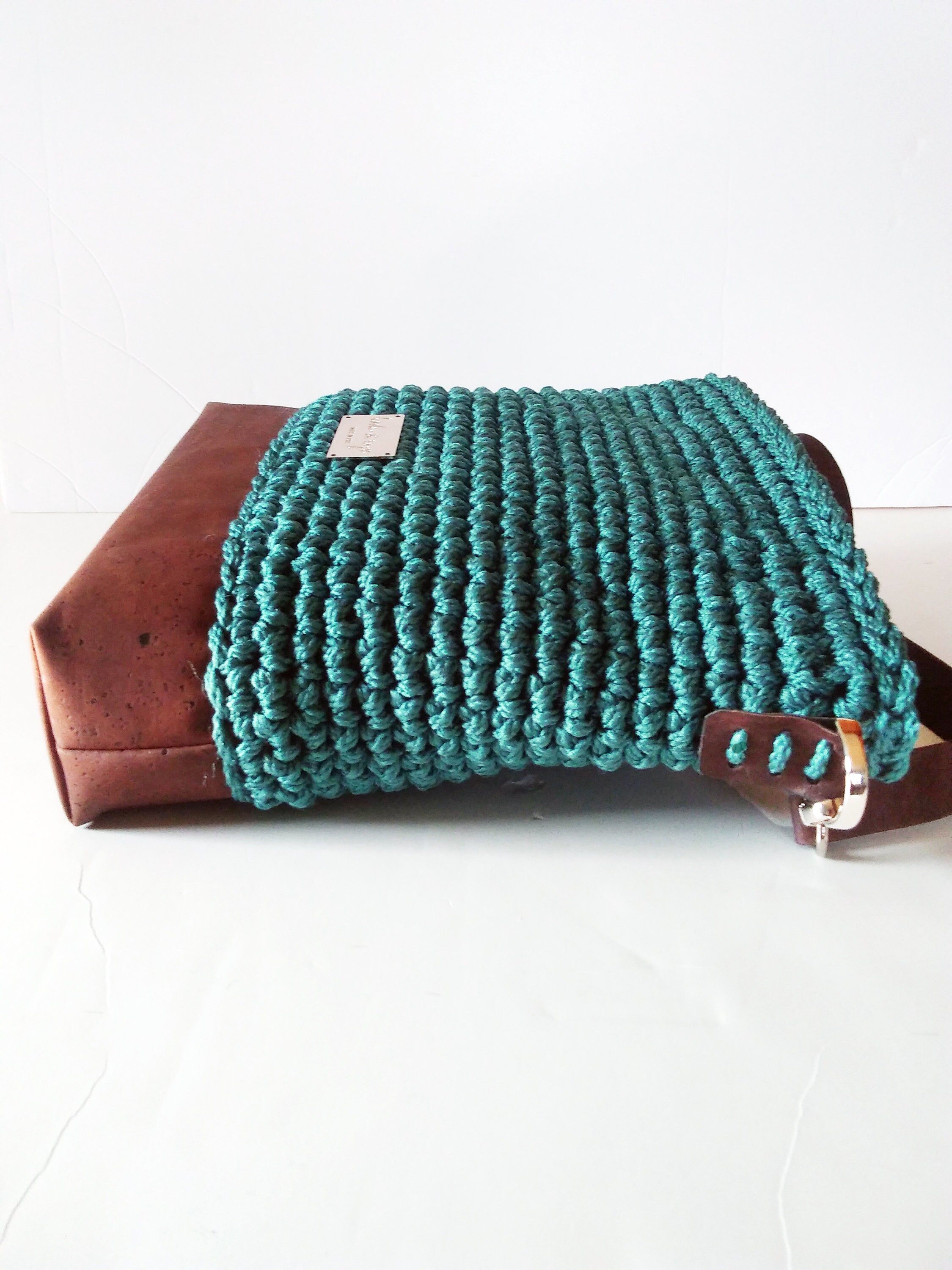 Chelsea Crossbody TEAL Blue Crochet Crossbody Bag Blue Etsy Norway