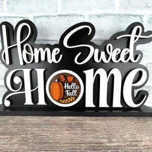 Seasonal Interchangeable Sign, Seasonal Sign, Tabletop Sign, Interchangeable Sign, Interchangeable Gnome, Gift for Her, Unique