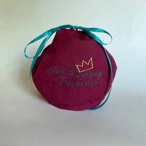 Self-Rescuing Princess Dice Bag