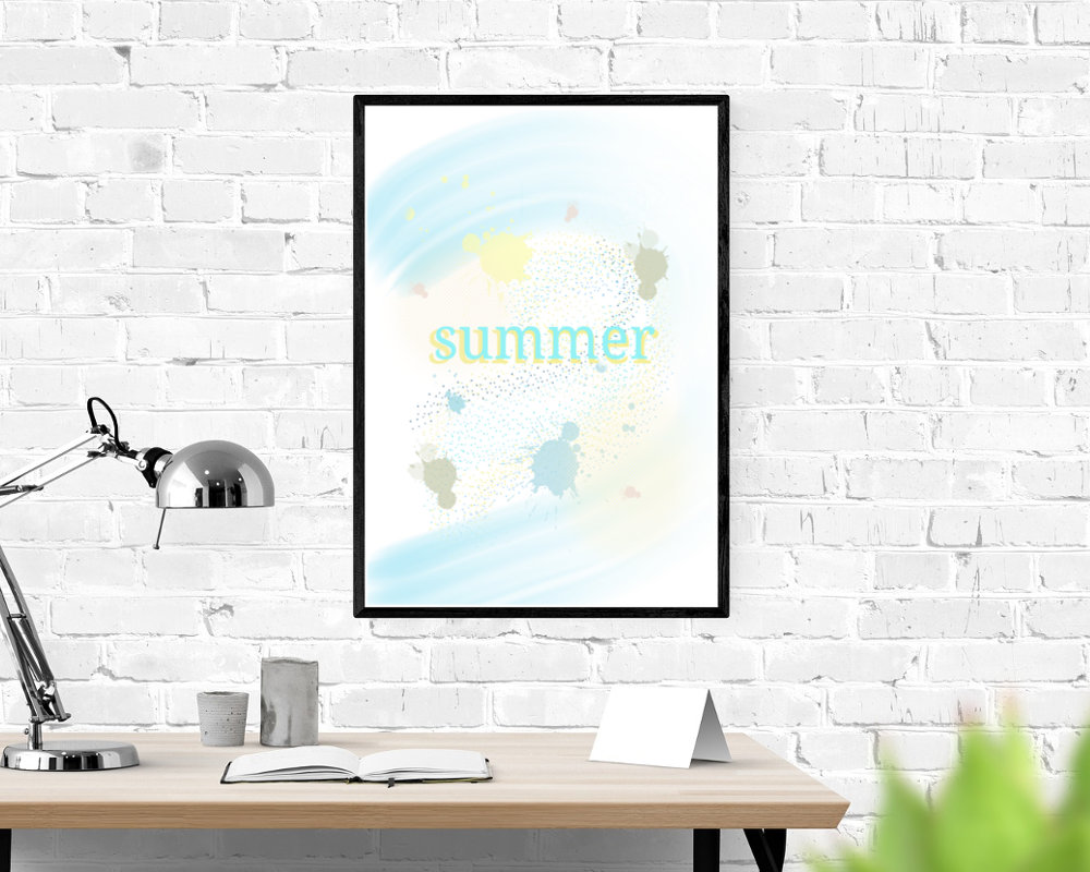Summer Printable Wall Art, Home Decor, Wall Art Prints, Printable Quotes, Summer Season Wall Art ...