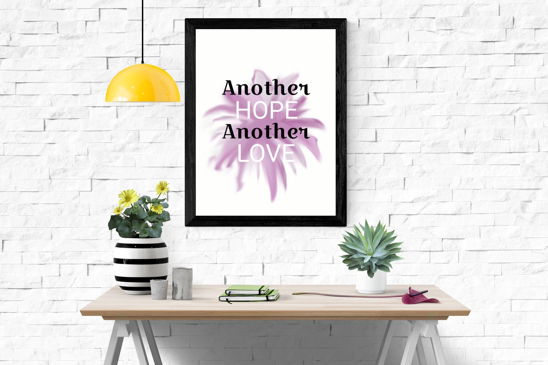 Printable Wall Art, Home Decor, Printable Quotes, Motivation Wall Art, Another Hope Another Love ...