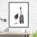 Glass and Wine Printable Wall Art Home Decor Wall Art - Etsy