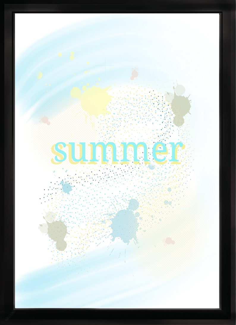 Summer Printable Wall Art, Home Decor, Wall Art Prints, Printable Quotes, Summer Season Wall Art ...