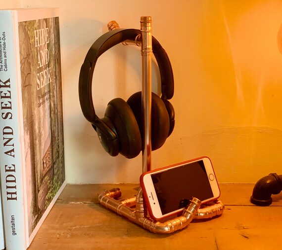 Copper Pipe Headphone Stand Tablet Stand and Mobile Stand. Etsy