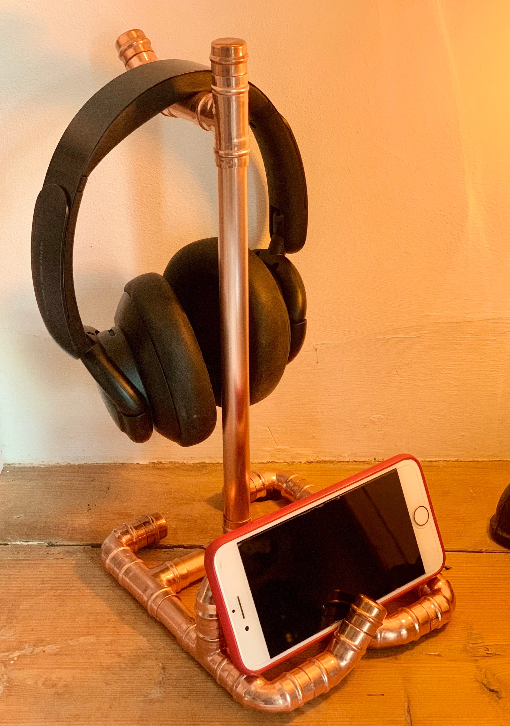 Copper Pipe Headphone Stand Tablet Stand and Mobile Stand. Etsy