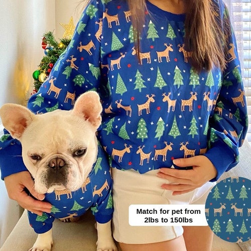 Matching Dog and Owner Ugly Christmas Sweater Pet Owner Set Etsy