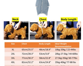 Pyjama à manches longues pour grand chien, protection intégrale