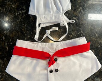 Costume Da Cuoco Per Cani E Gatti - Taglia M | Abbigliamento Divertente Per Animali Domestici - Foto 12