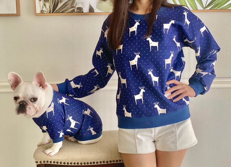 Caribou Sweater by Dog Threads, Matching Human & Dog Outfits
