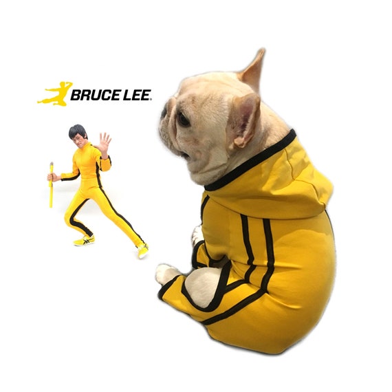 bruce lee yellow sweatshirt