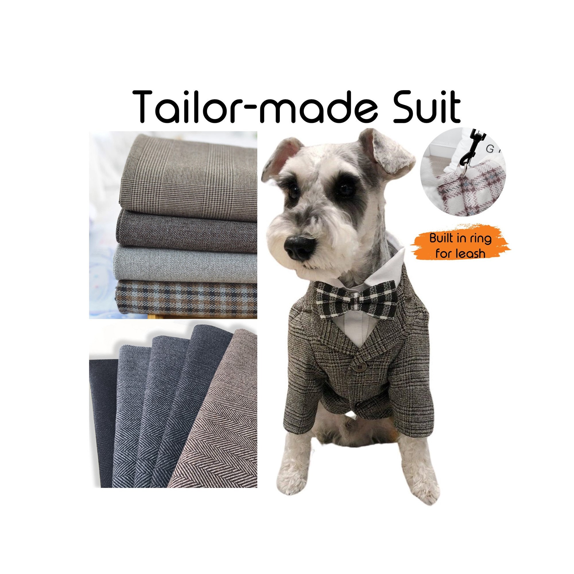 Tweed Dog Suit Etsy Canada