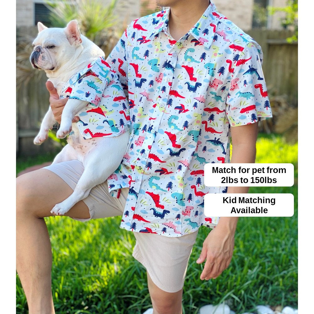 Matching human and dog hawaiian shirts online