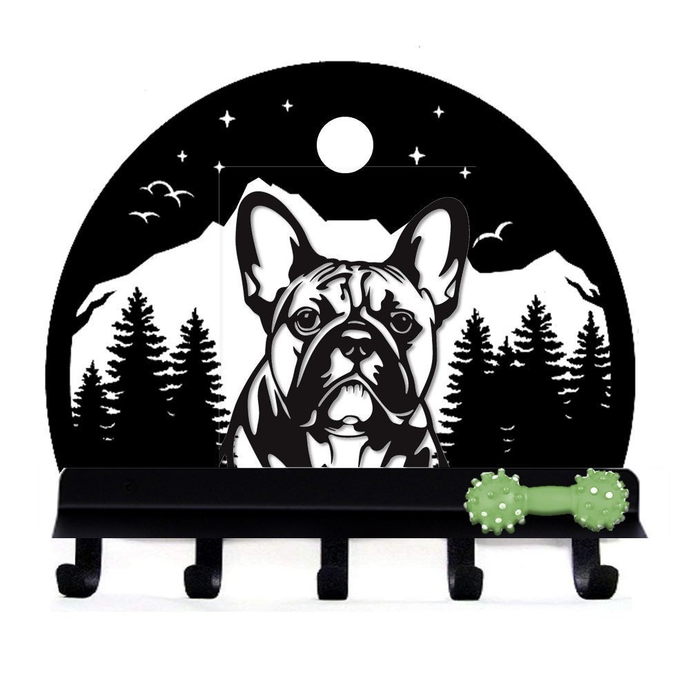 Support Dévidoir Papier Toilette Bouledogue Original Idée Cadeau Déco