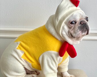 Pug Dog In Chicken Costume Chicken Nugget Costume Dog