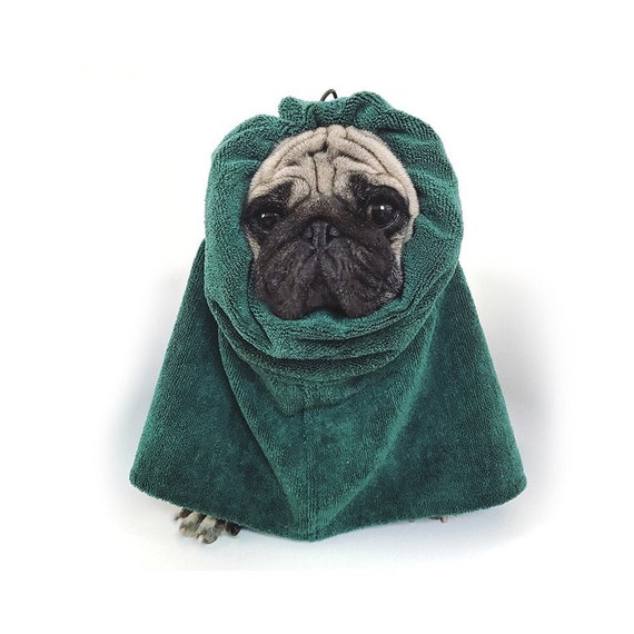 dog bath towel wrap